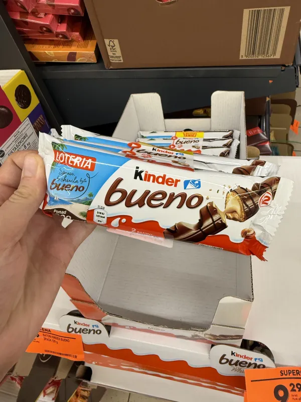 Kinder Bueno LOTERIA Sprawdź, by chwila była bueno Multipack zbiorczy | 129g