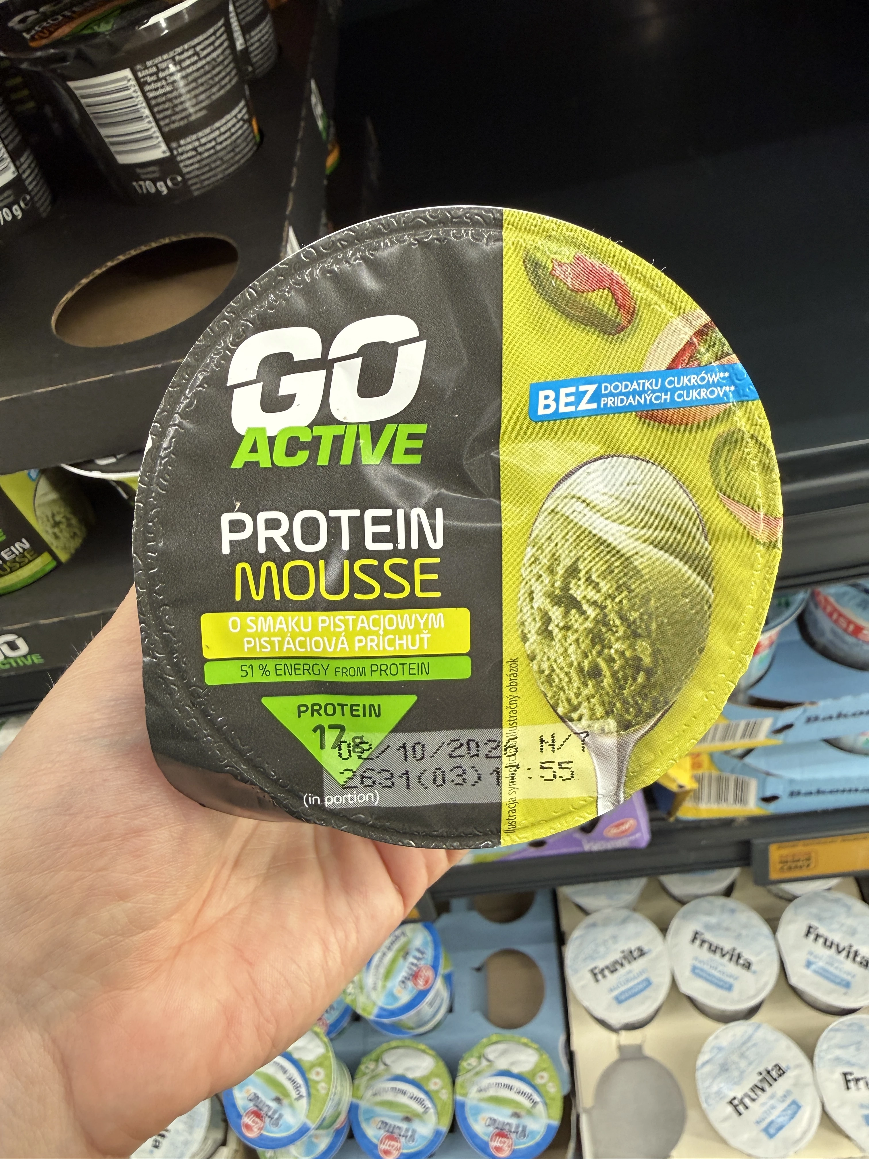 Go Active Protein Mousse o smaku pistacjowym | 170g