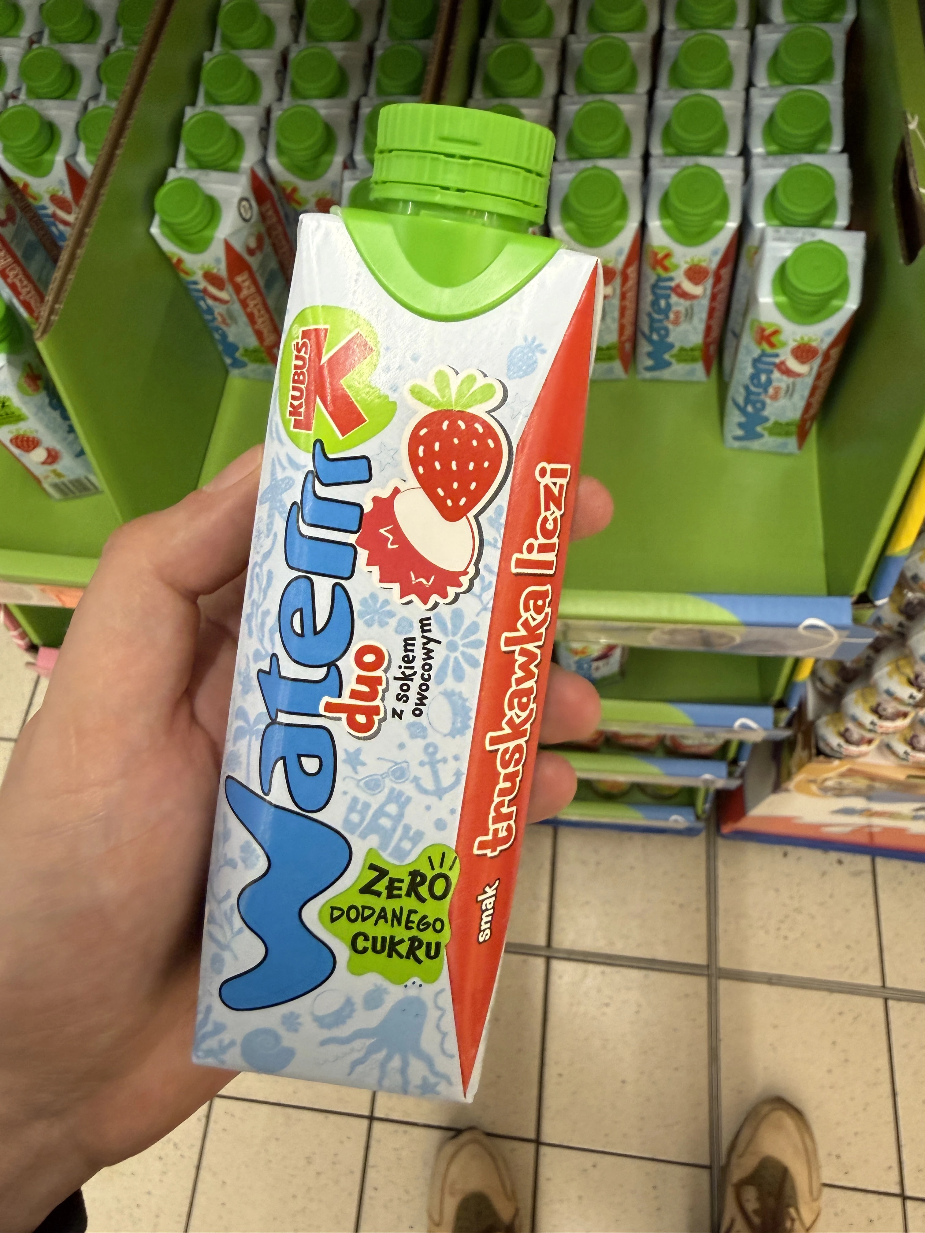 Kubuś Waterrr duo truskawka liczi | 300ml