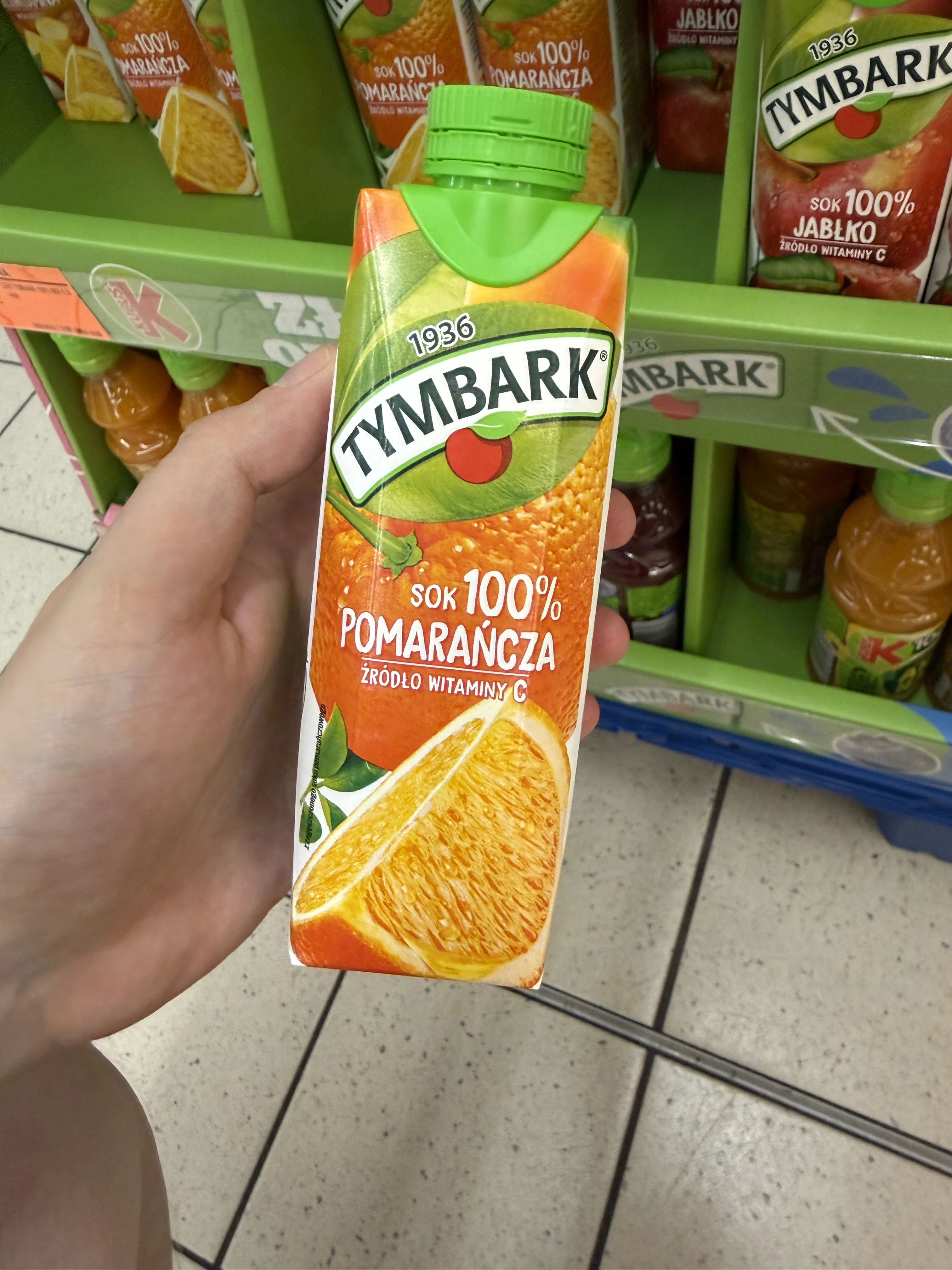 Tymbark Sok 100% Pomarańcza | 300ml