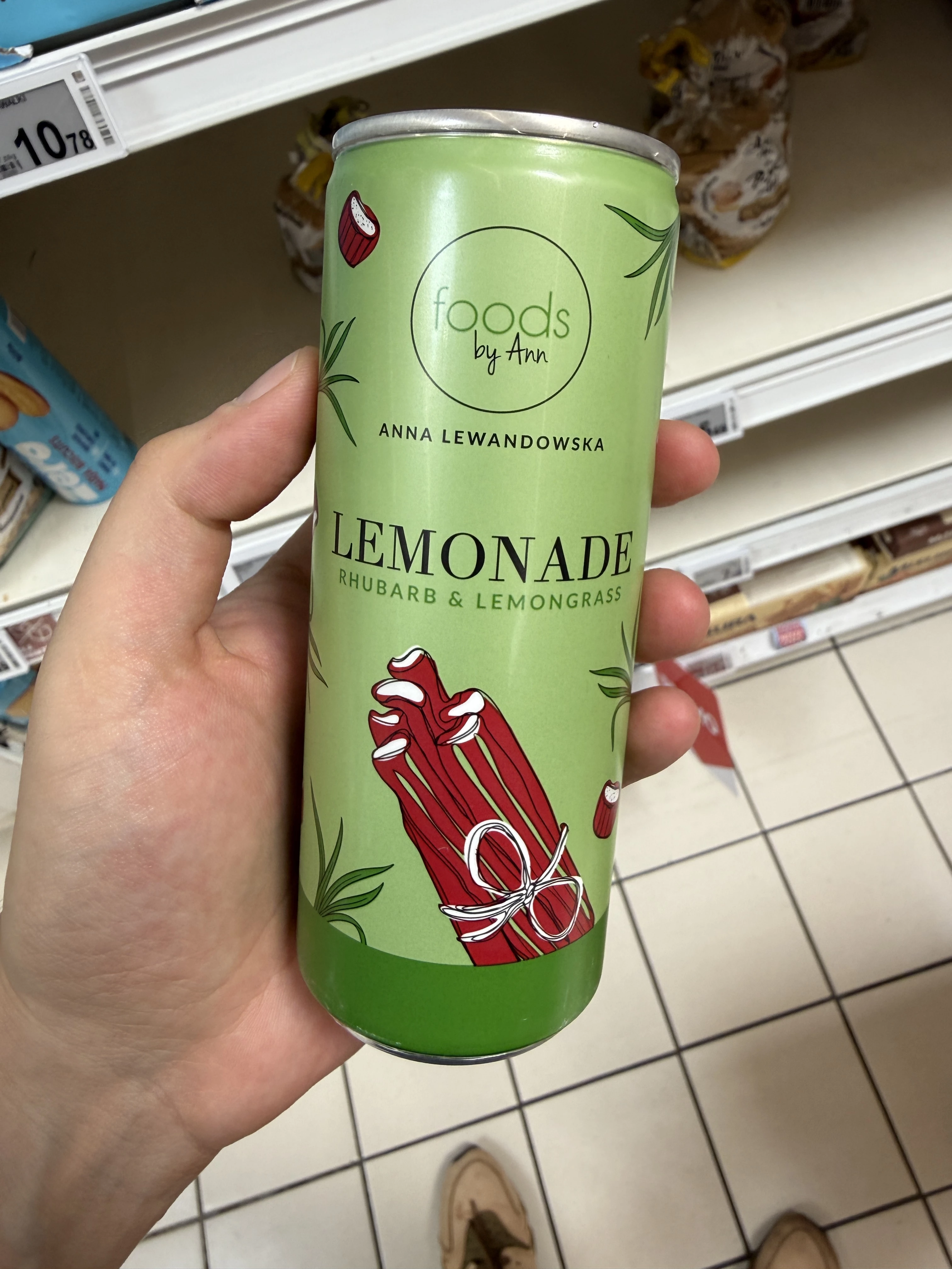 Foods by Ann Lemonade Rhubarb & Lemongrass / Foods by Ann Lemoniada Rabarbar & Trawa Cytrynowa | 250ml