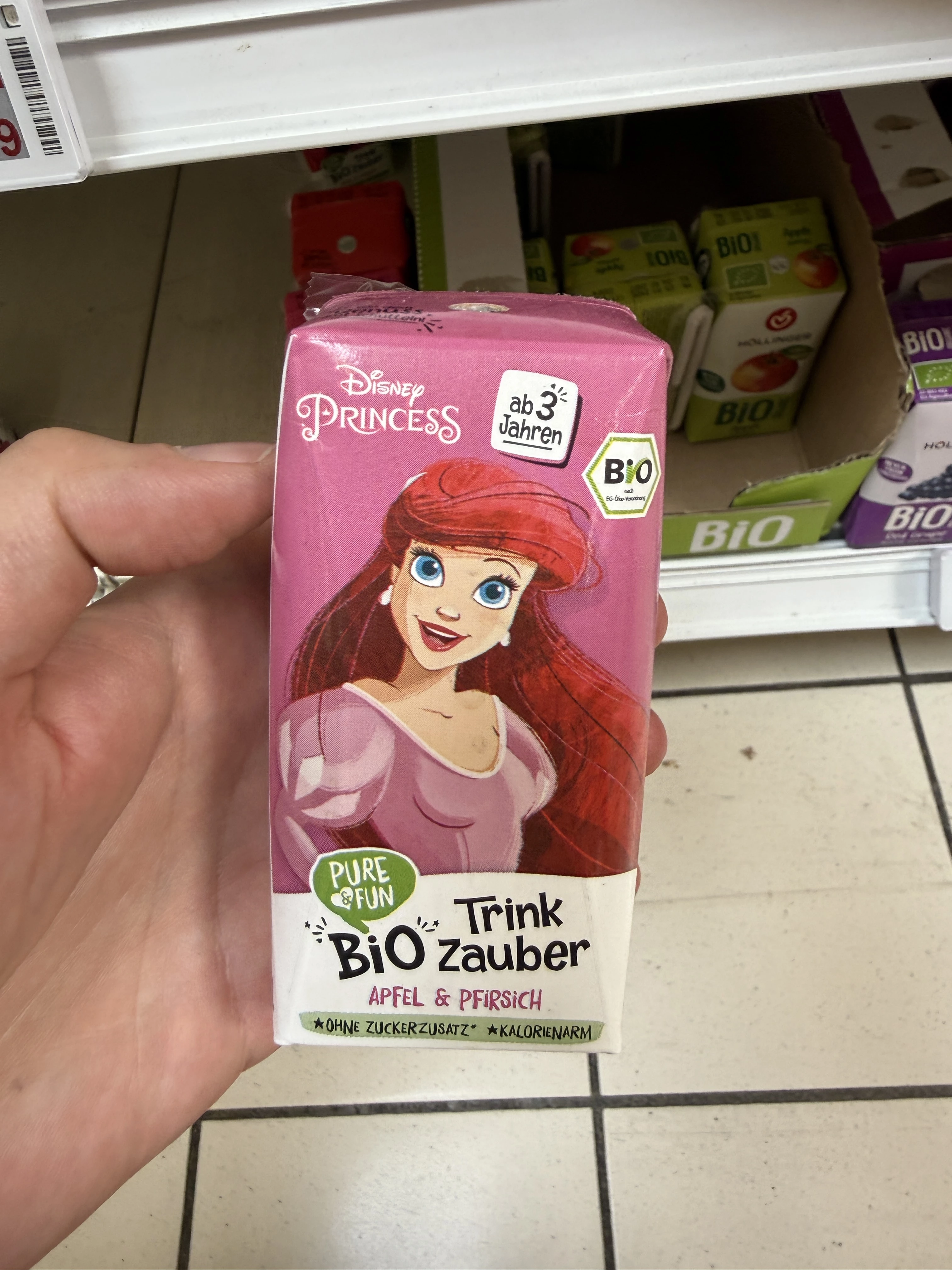 Pure & Fun Bio Trink Zauber – Apfel & Pfirsich – Disney Princess | 200ml