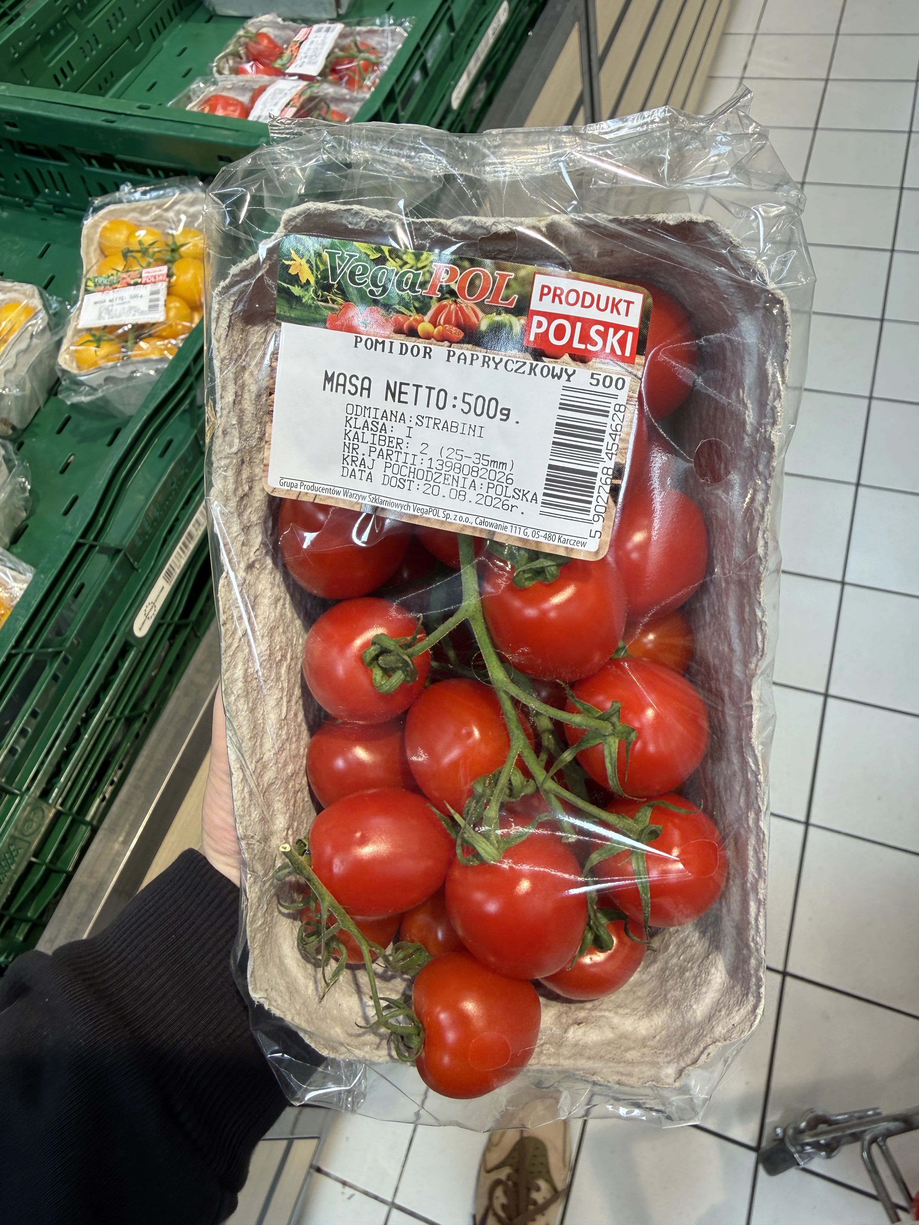Pomidory papryczkowe VegaPOL | 500g