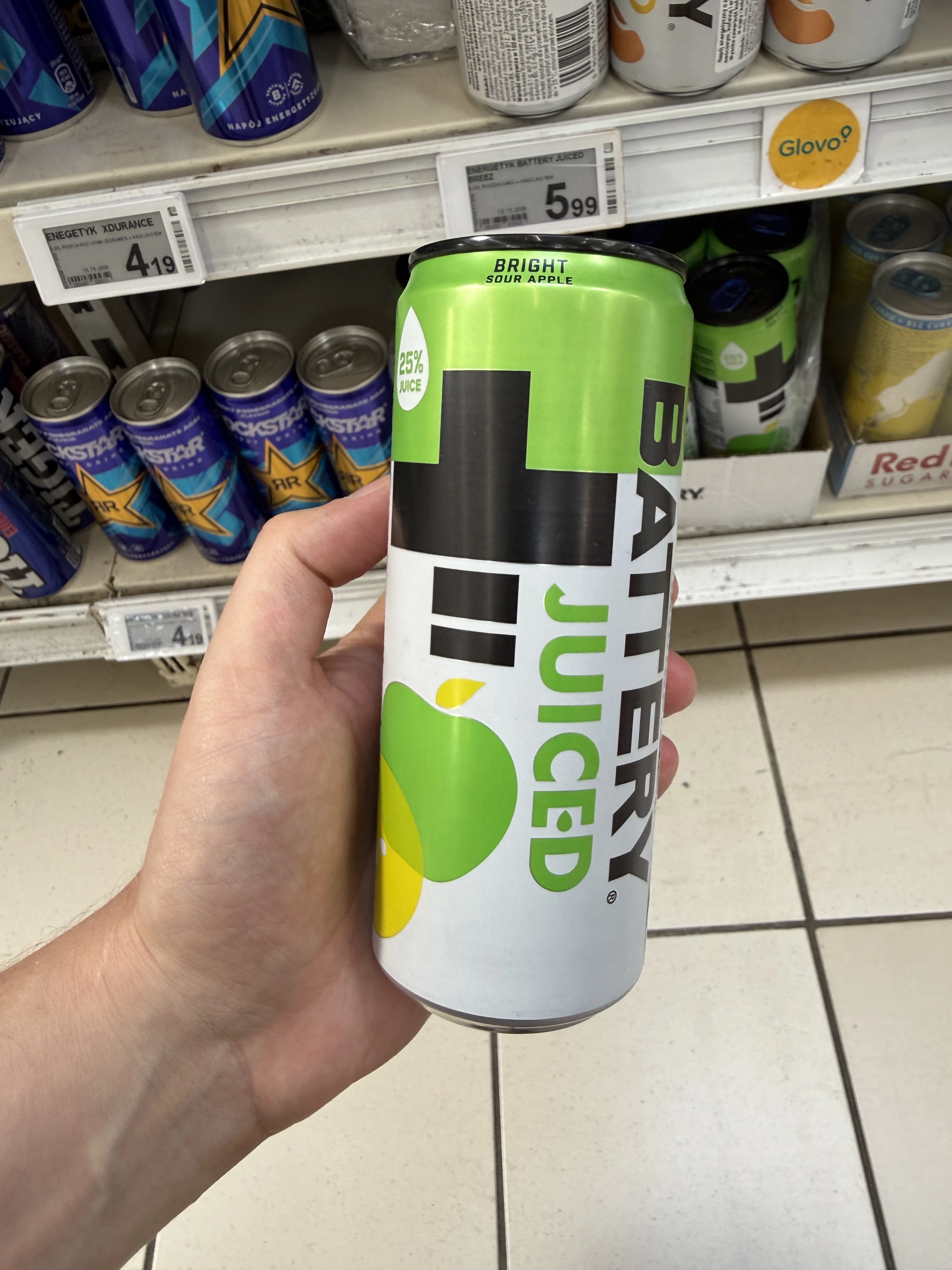 Battery Juiced Bright Sour Apple | 330ml