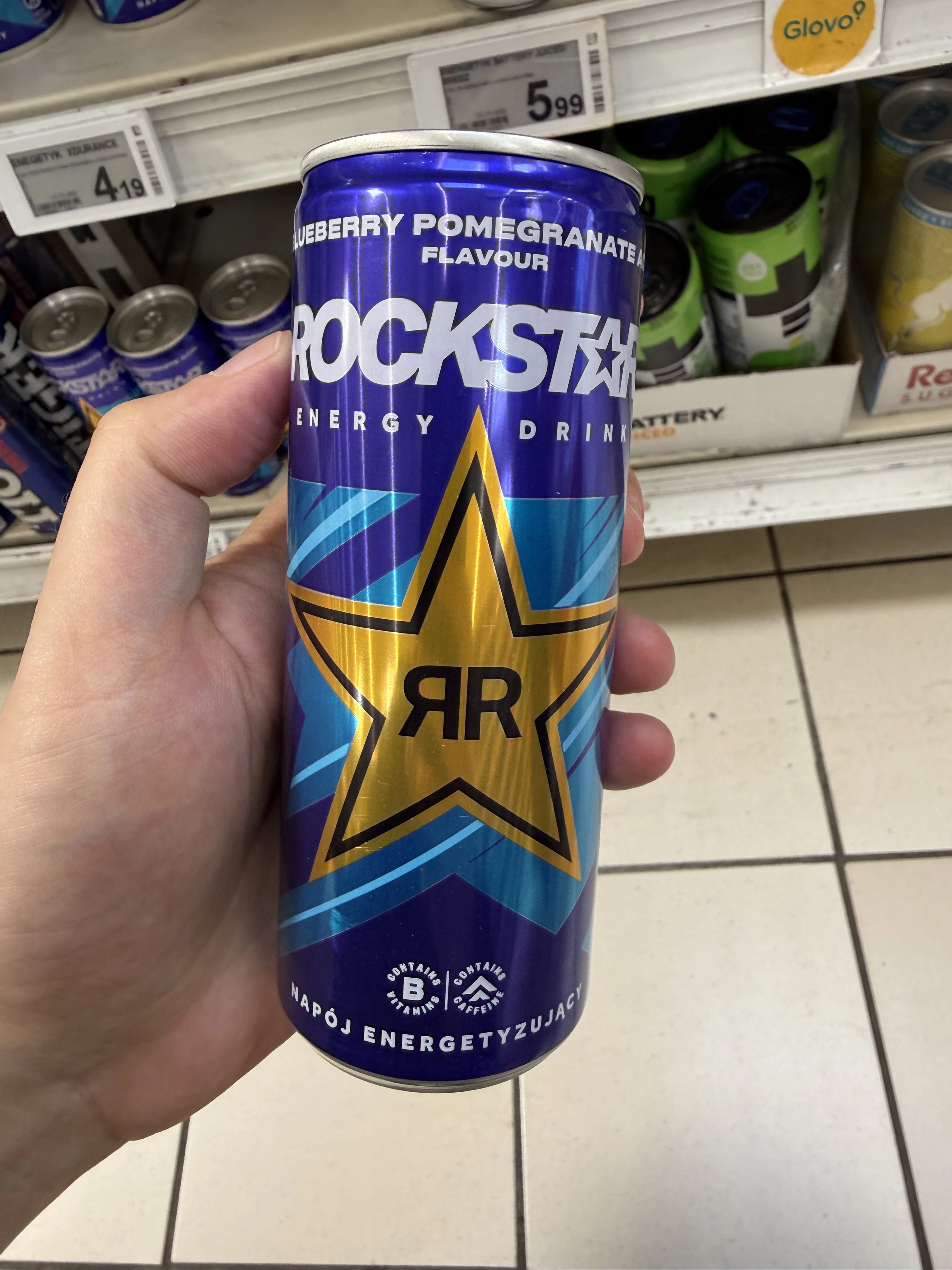 Rockstar Energy Drink Blueberry Pomegranate Acai | 250ml