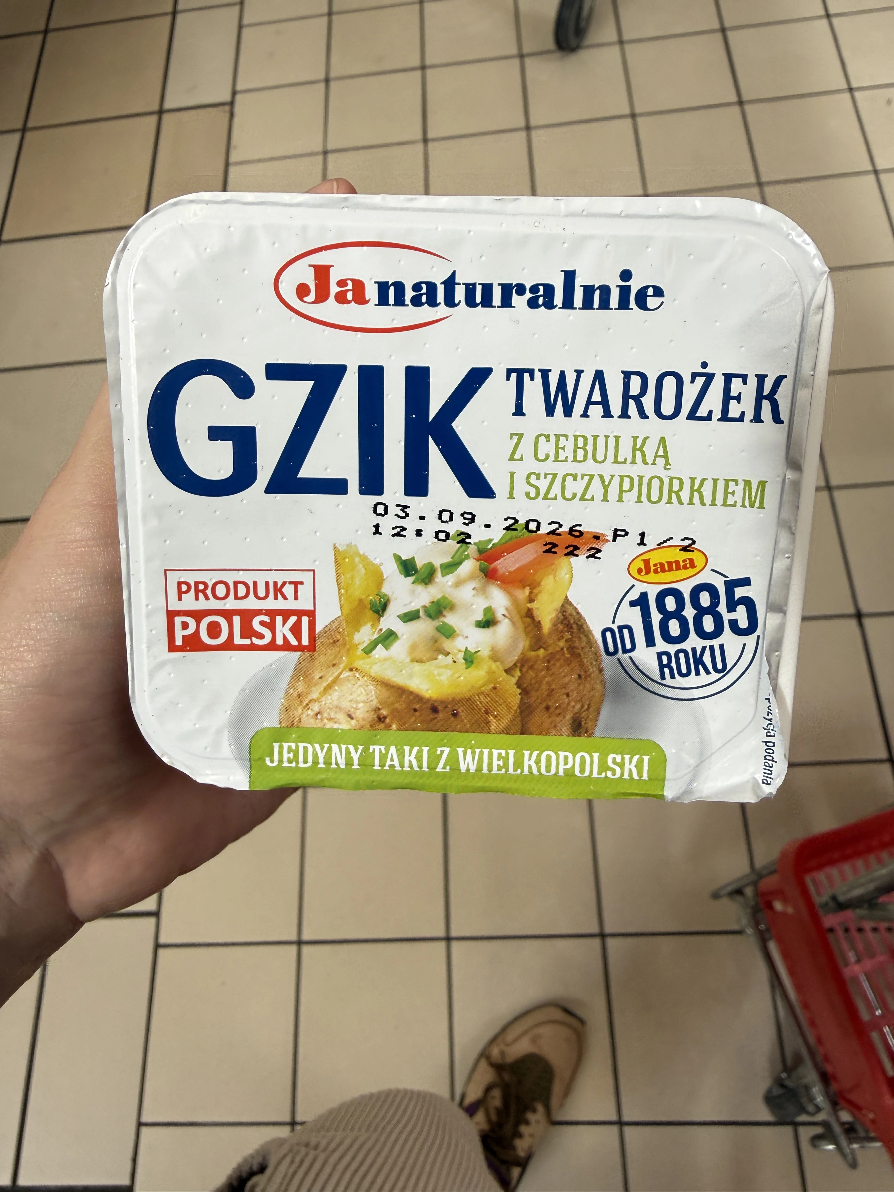 Jana Gzik twarożek z cebulką i szczypiorkiem | 200g
