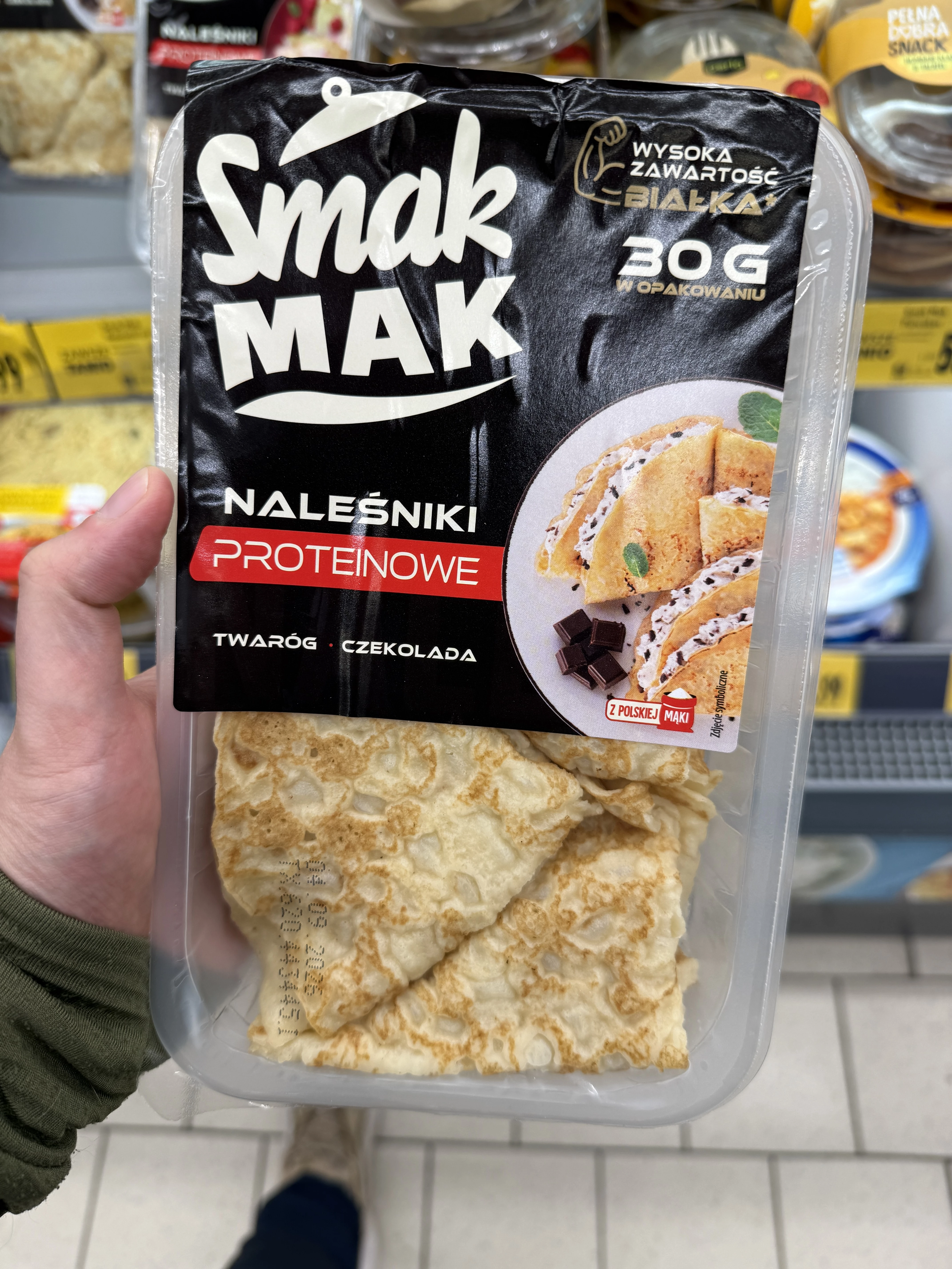 SmakMAK Naleśniki Proteinowe Twaróg Czekolada | 300g