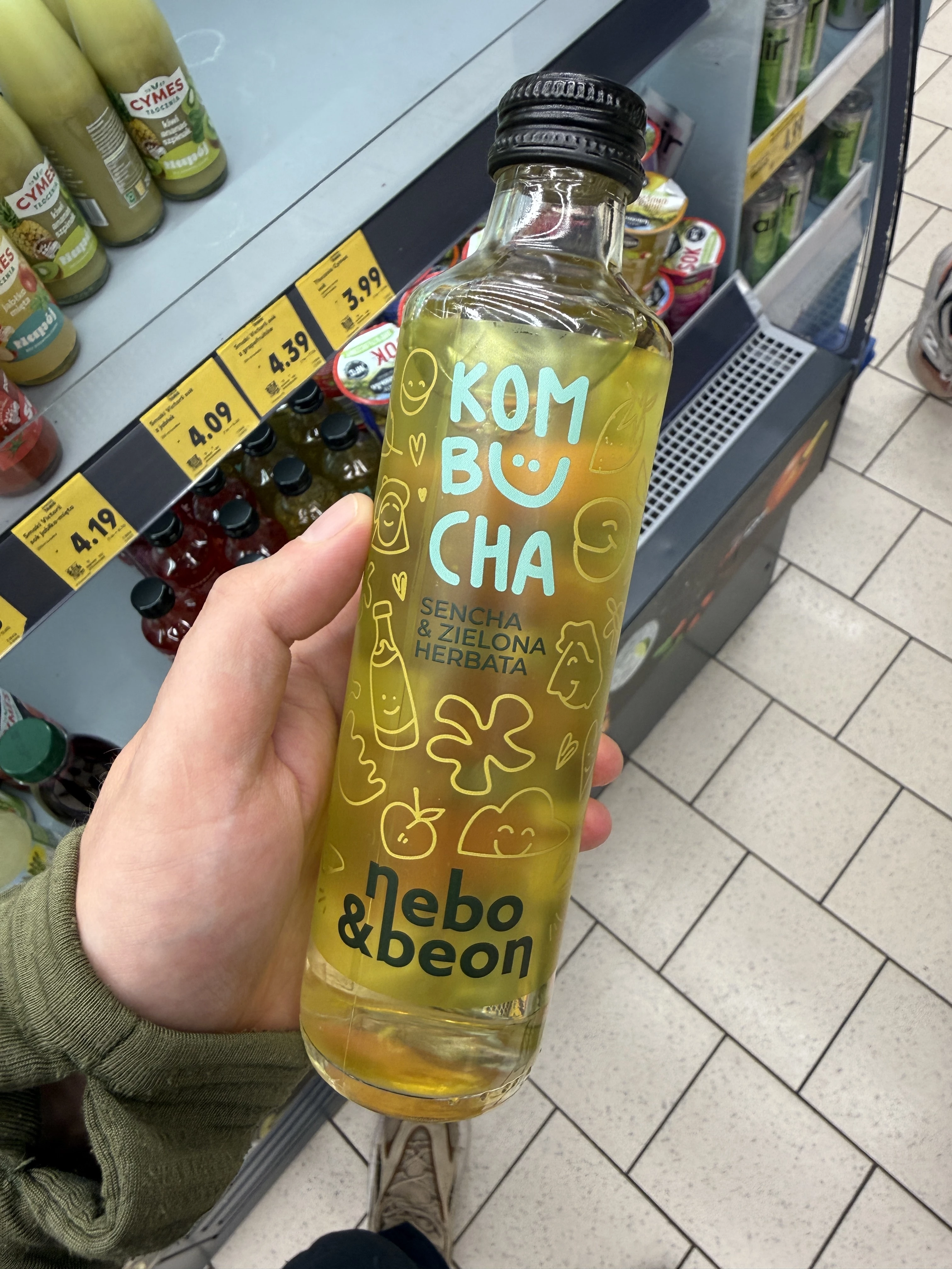 Nebo & Beon Kombucha Sencha & Zielona Herbata | 250ml