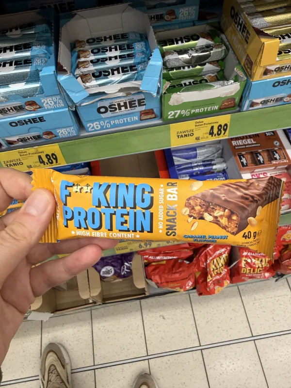 AllNutrition F**king Protein Snack Bar Caramel Peanut | 40g