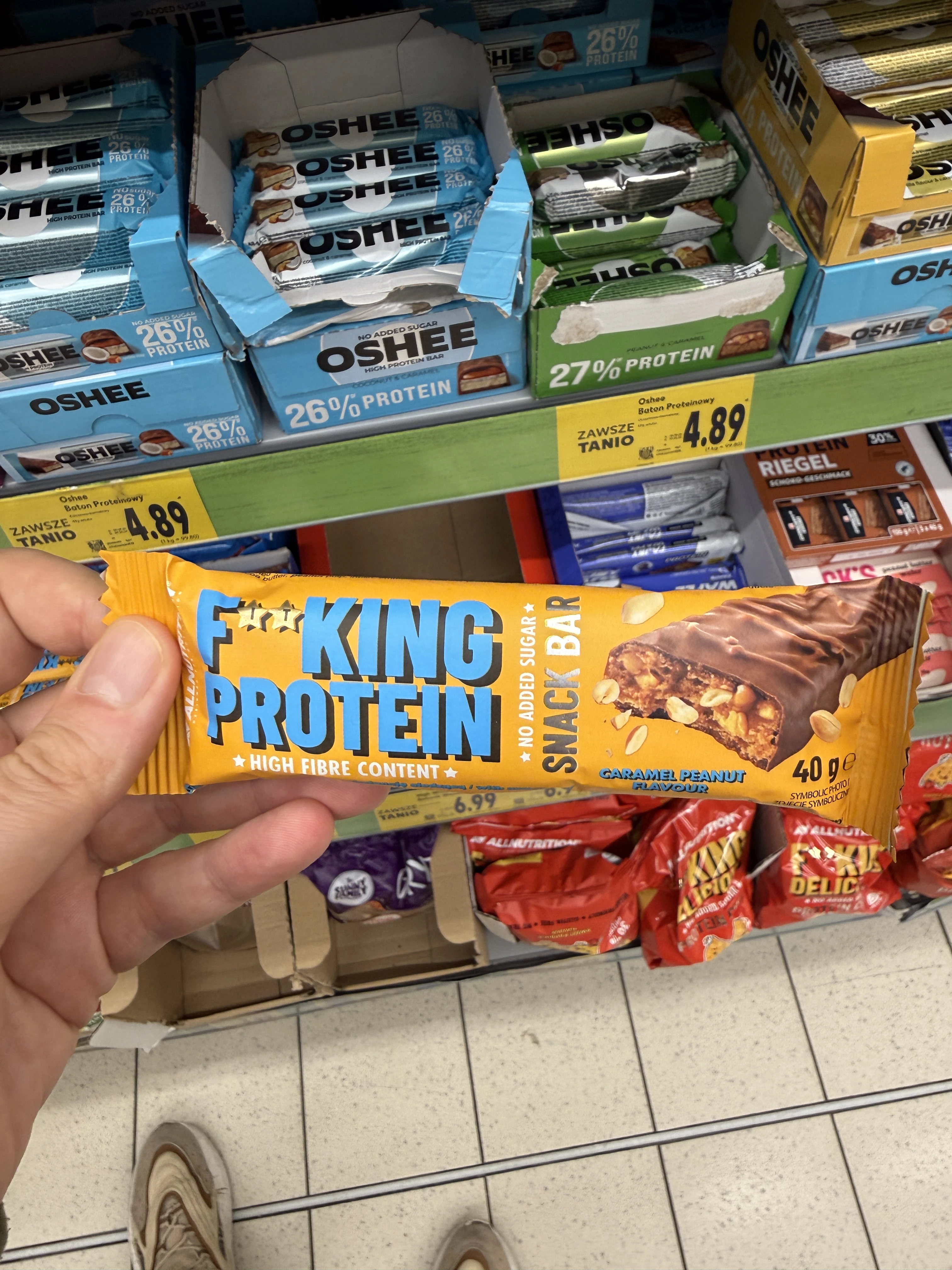 AllNutrition F**king Protein Snack Bar Caramel Peanut | 40g