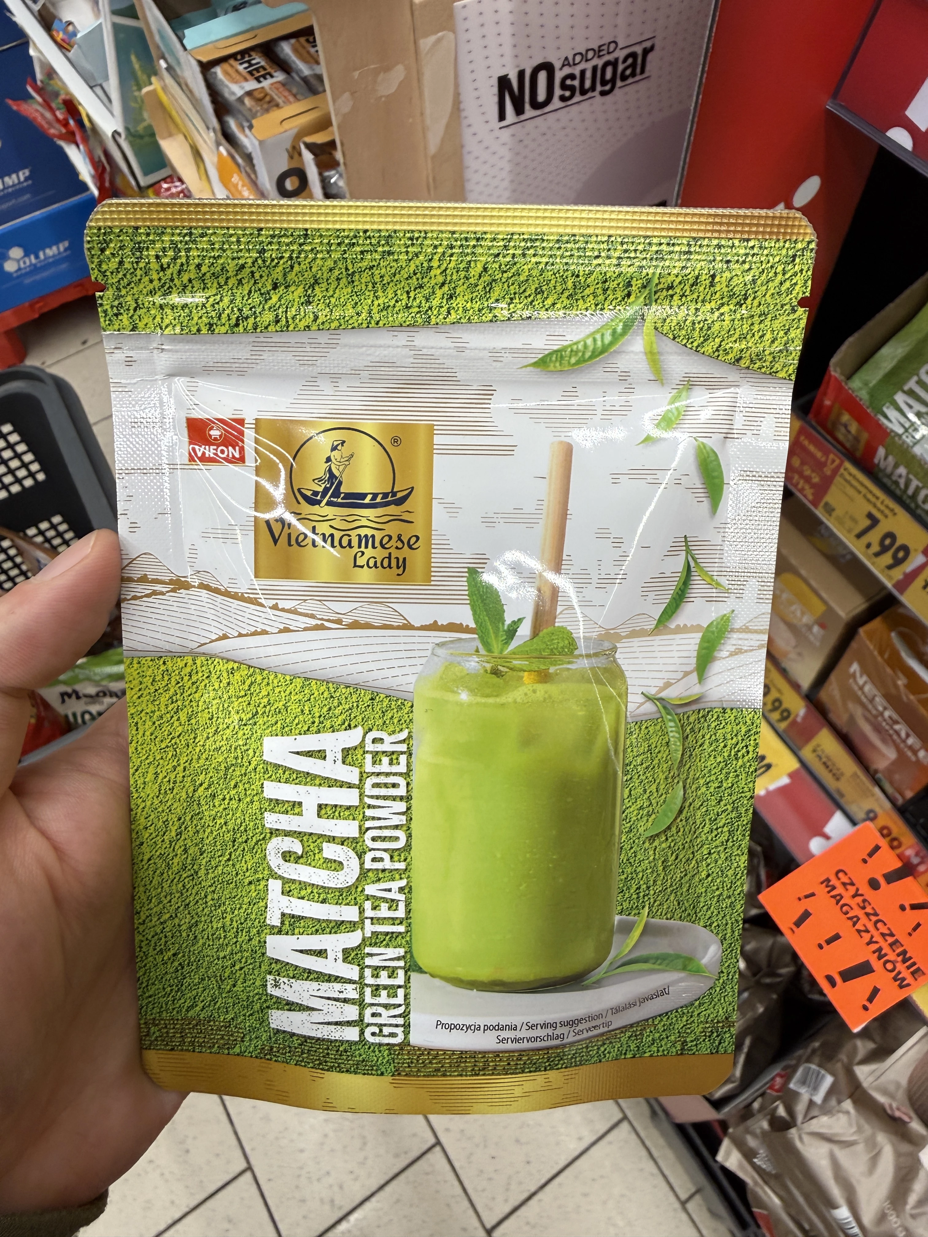 Vifon Vietnamese Lady Matcha Green Tea Powder | 50g