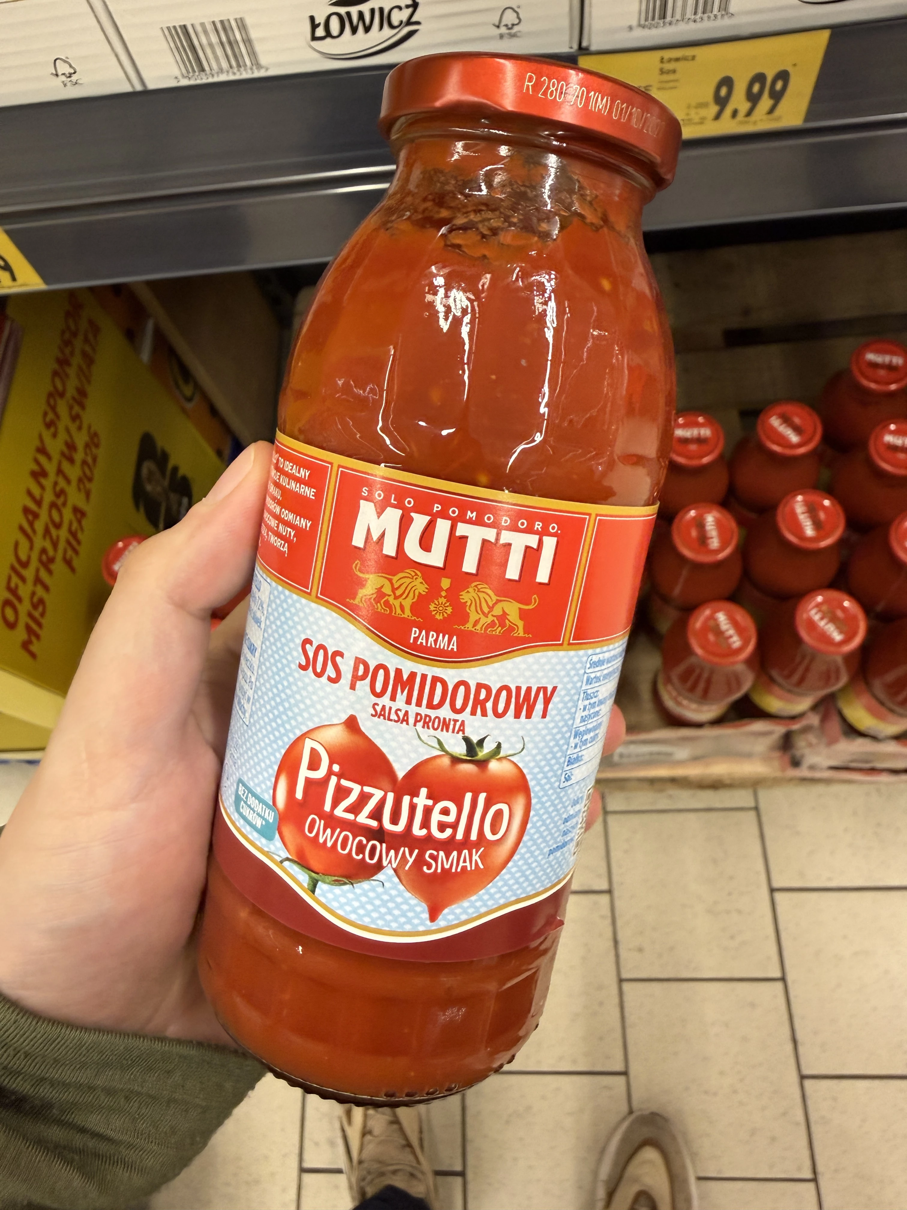 Mutti Salsa Pronta Pizzutello – Sos Pomidorowy owocowy smak | 400g