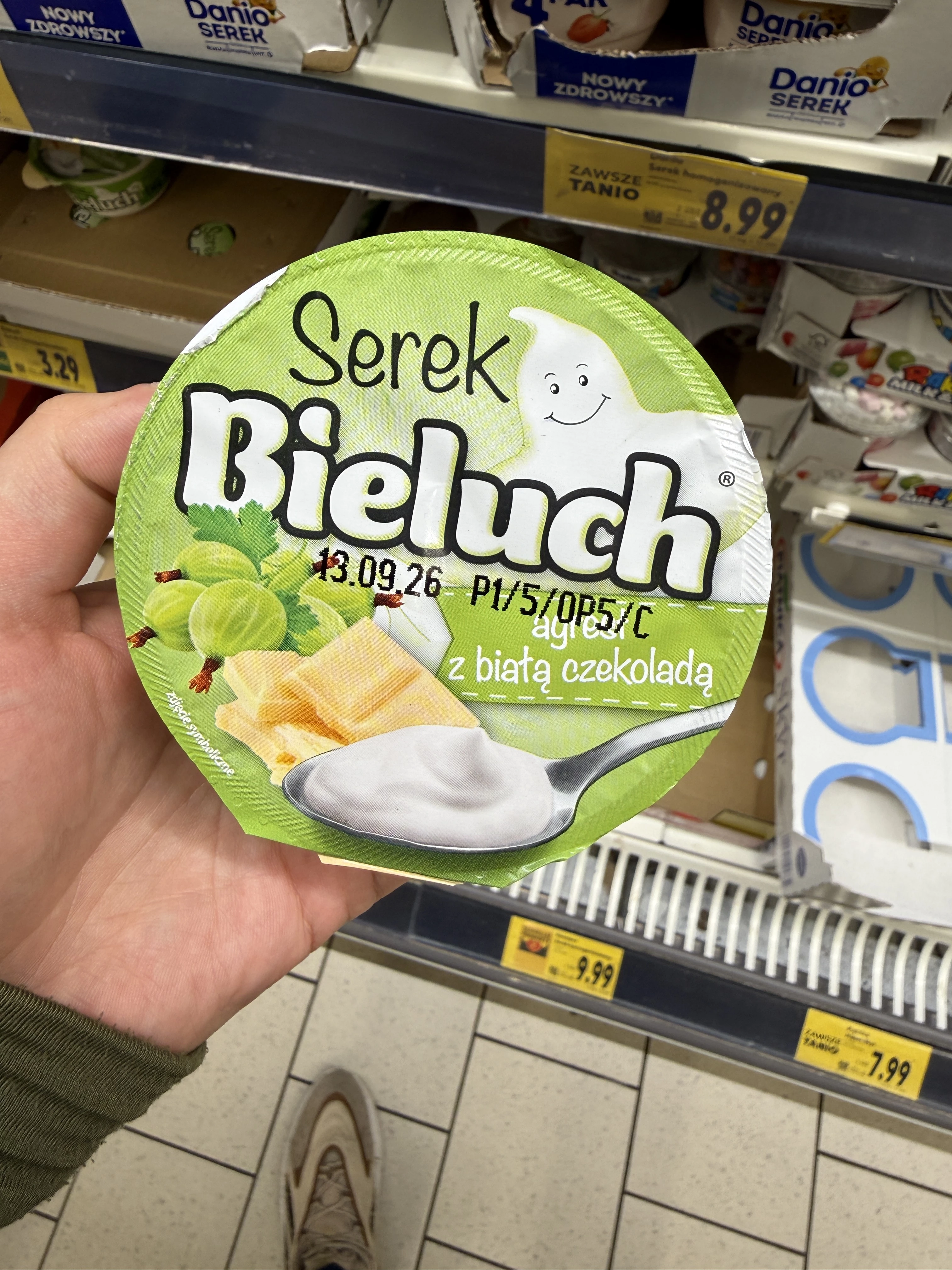 Bieluch agrest z białą czekoladą | 150g