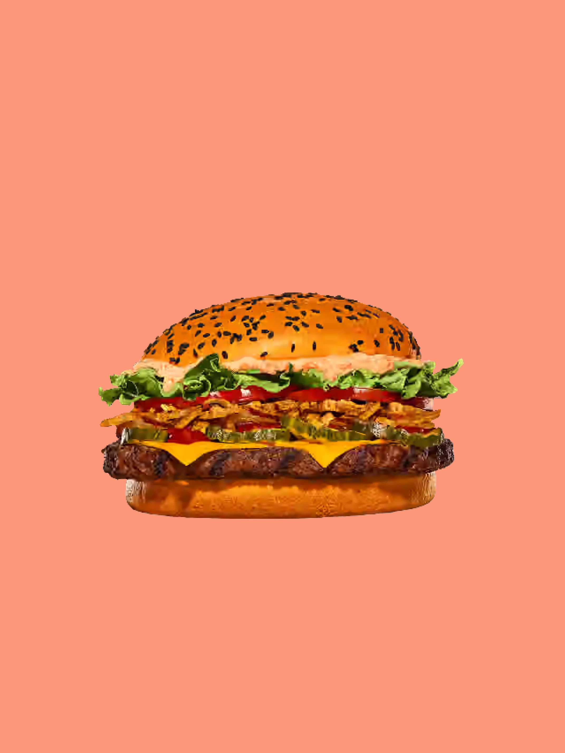 Super Saiyan Plant-Based Whopper