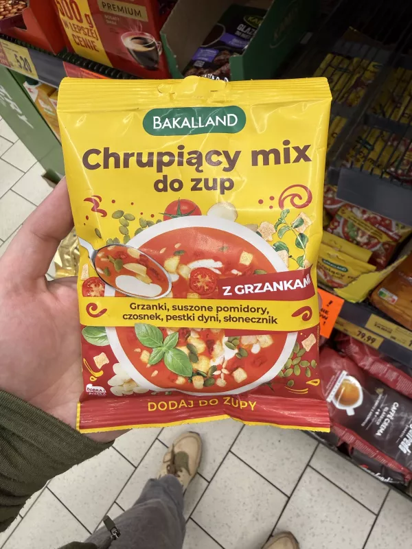 Bakalland Chrupiący mix do zup z grzankami | 75g