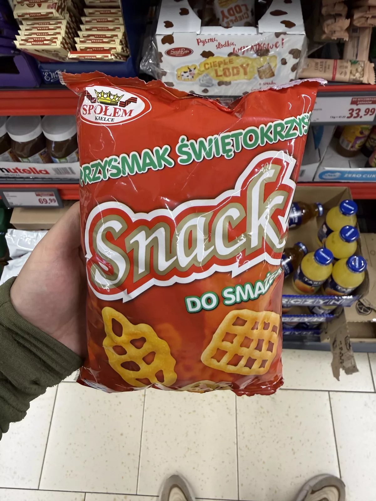 Społem Kielce Przysmak Świętokrzyski Snack do smażenia | 400g