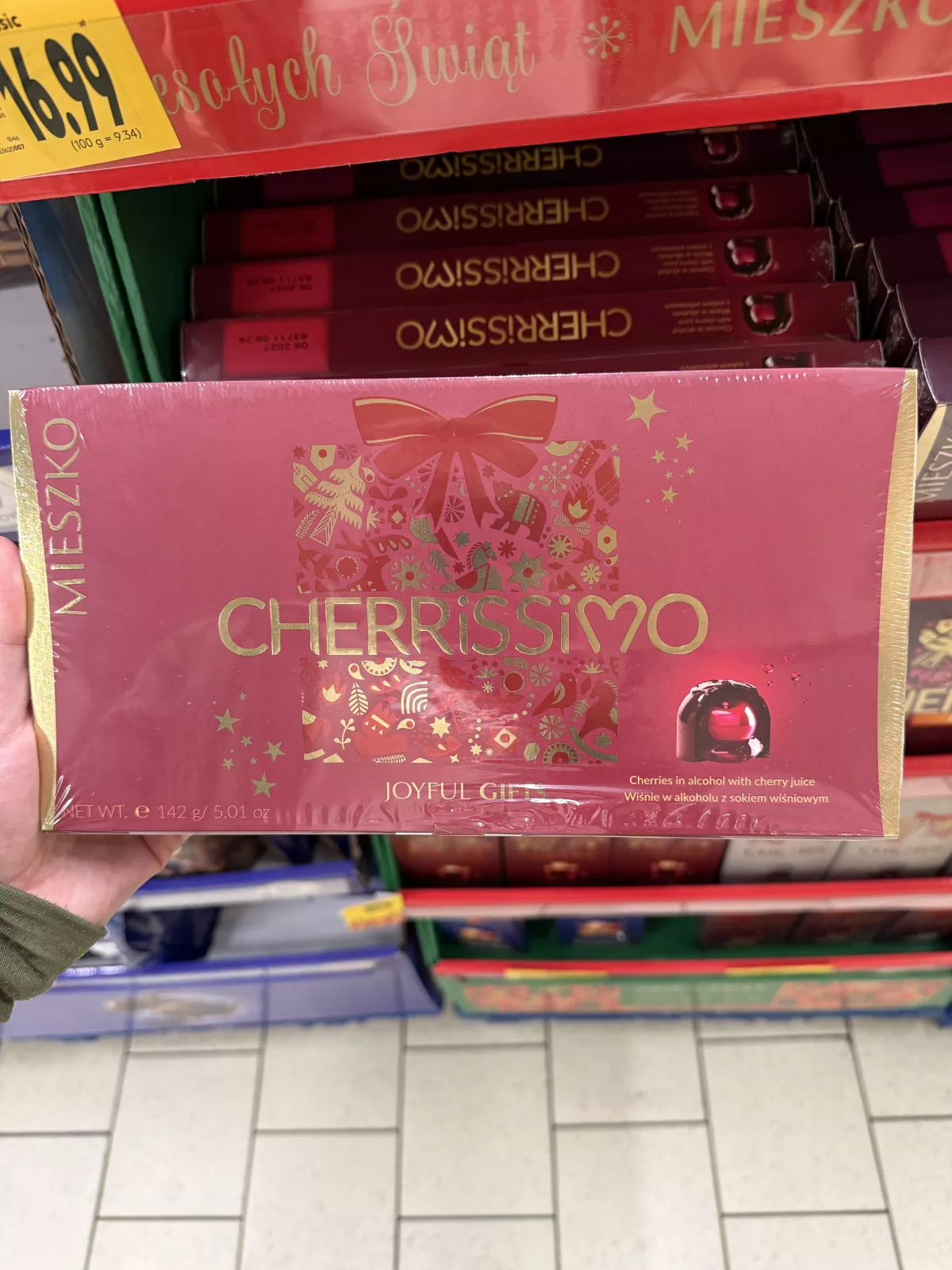 Mieszko Joyful Gifts Cherrissimo / Wiśnie w alkoholu z sokiem wiśniowym | 142g