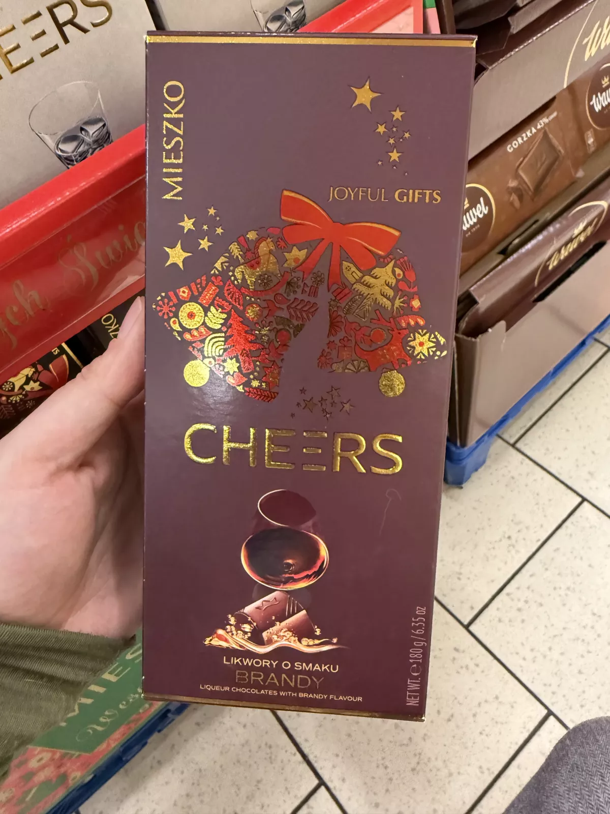 Mieszko Joyful Gifts Cheers Likwory o smaku brandy | 180g