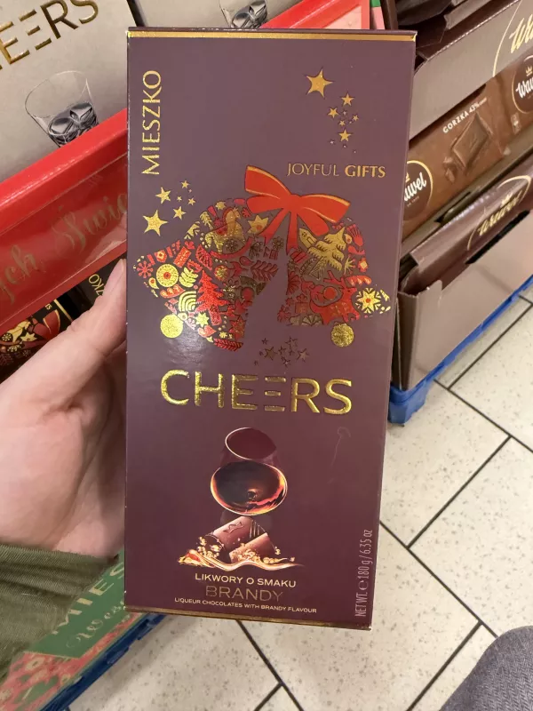 Mieszko Joyful Gifts Cheers Likwory o smaku brandy | 180g