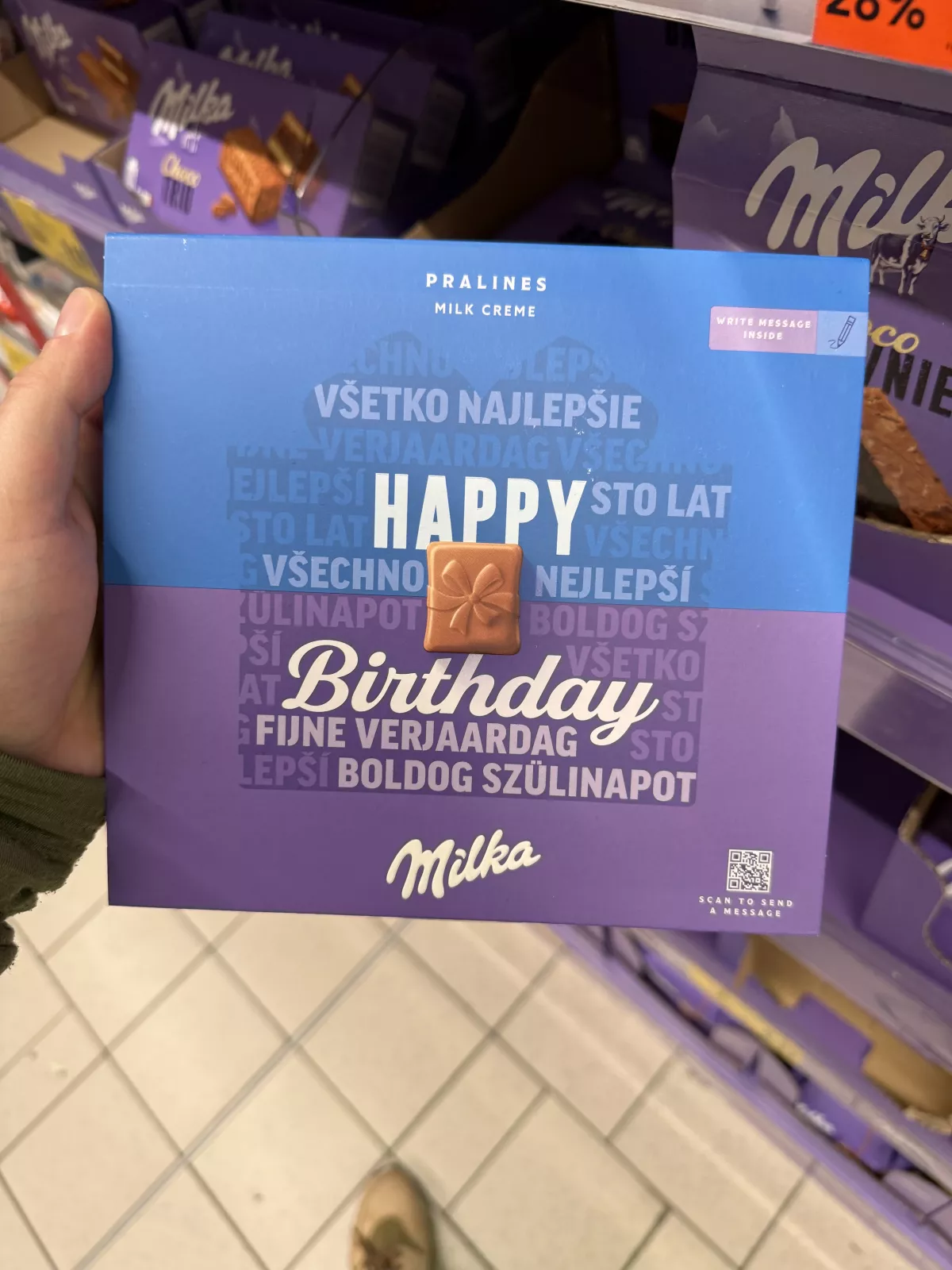 Milka Pralines Milk Creme Happy Birthday | 110g