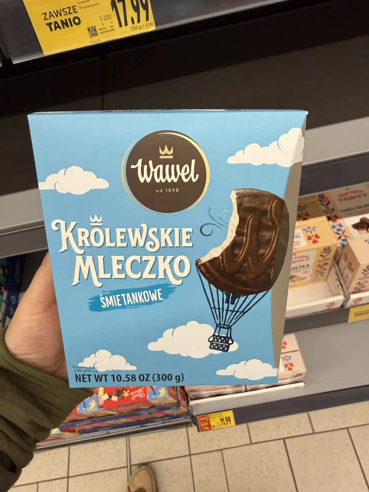 Wawel Królewskie Mleczko śmietankowe w czekoladzie | 300g
