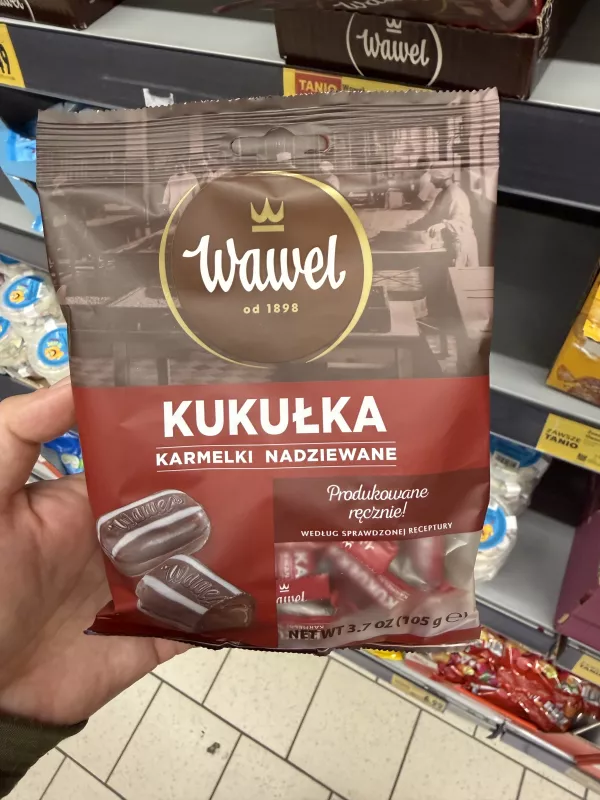 Wawel Kukułka karmelki nadziewane | 105g