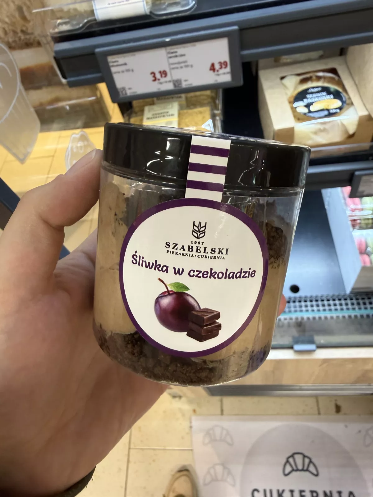 Szabelski Śliwka w czekoladzie Mini deser | 150g