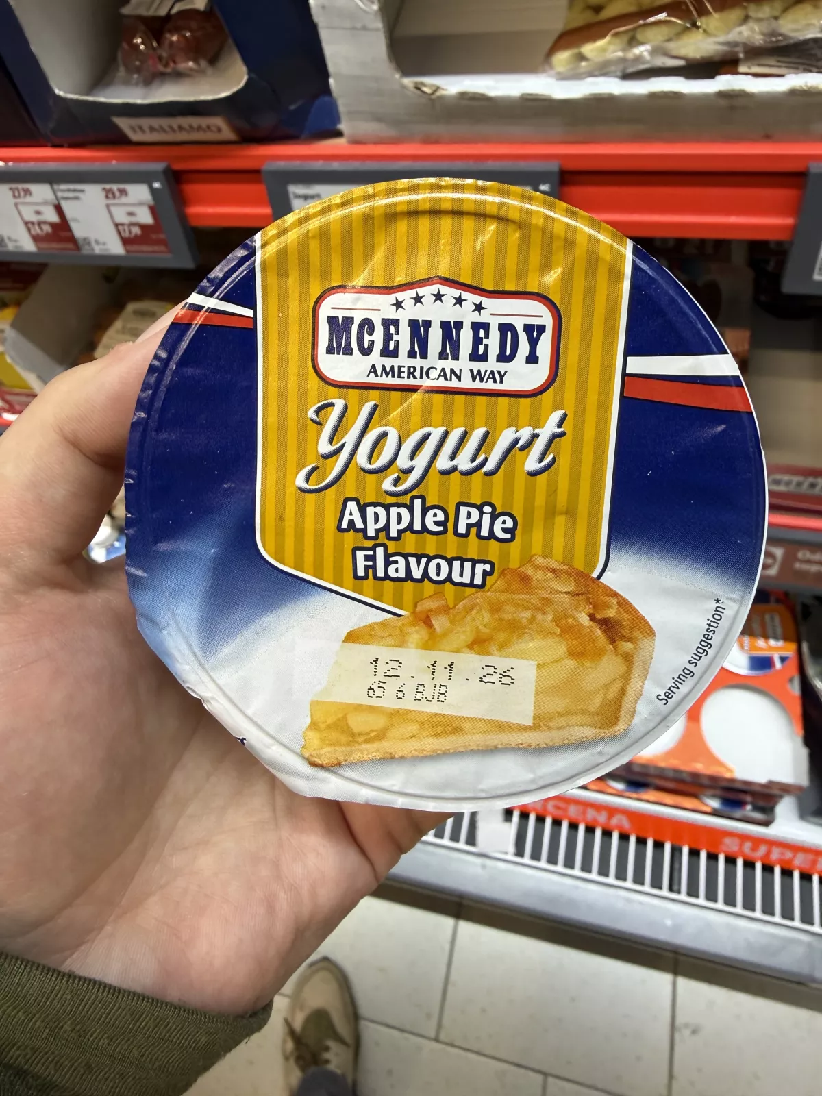McEnnedy American Way Yogurt Apple Pie Flavour / Jogurt o smaku szarlotki | 150g