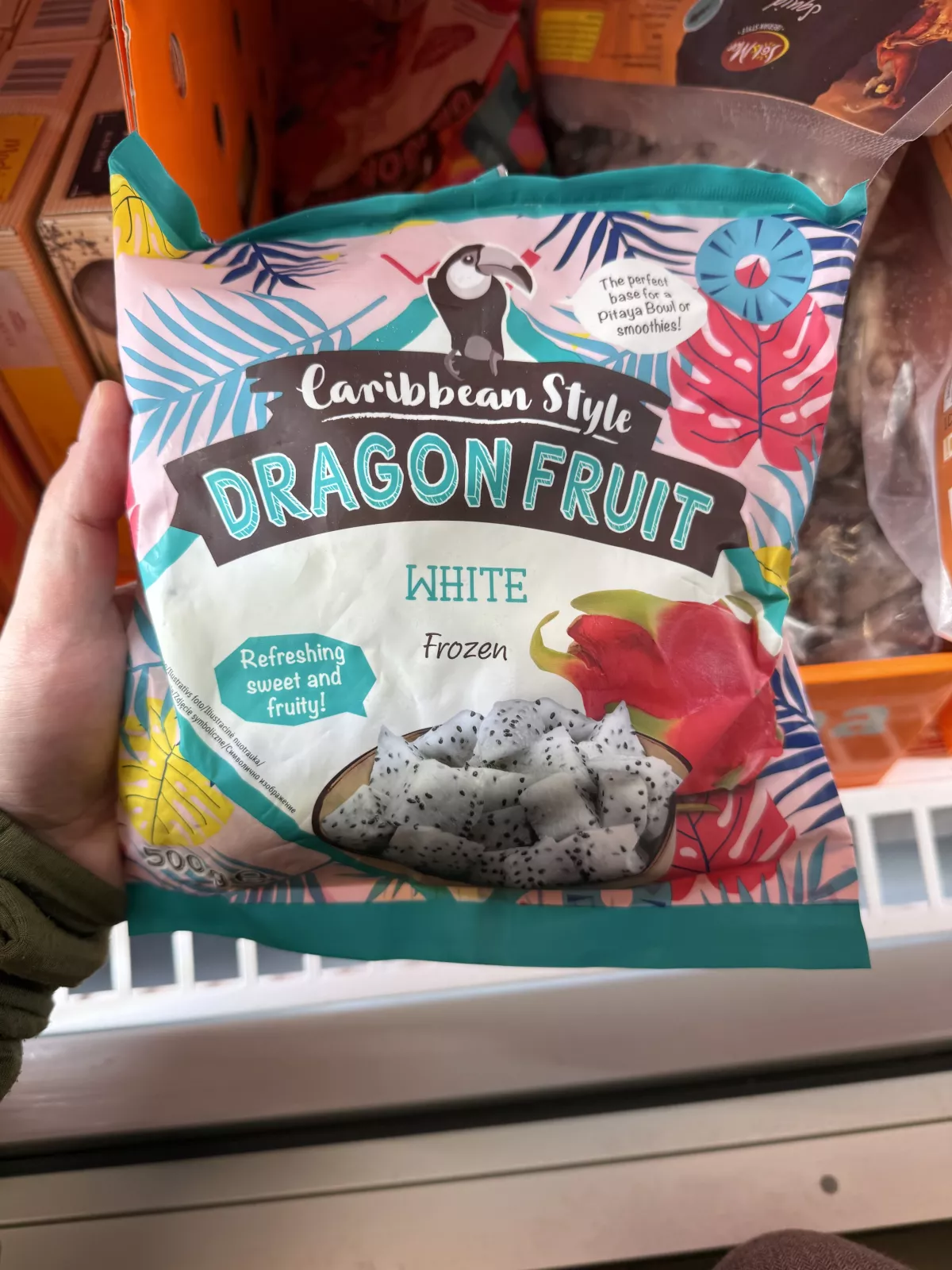 Caribbean Style Dragon Fruit White / Pitaja biała w kostkach, mrożona | 500g