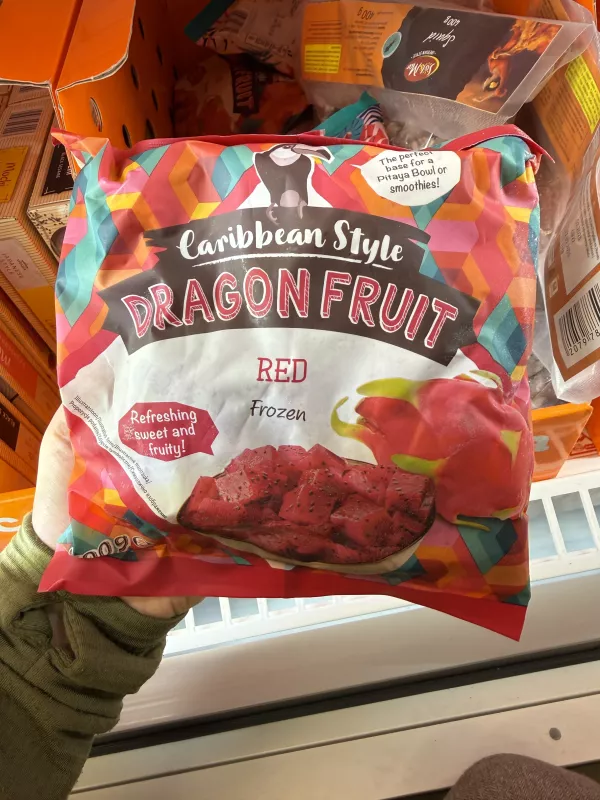 Caribbean Style Dragon Fruit Red / Pitaja czerwona mrożona w kostce | 500g