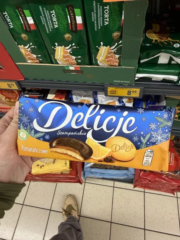 Delicje Szampańskie Pomarańczowe (edycja zimowa) | 147g