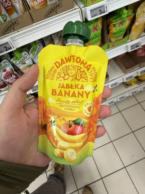 Dawtona Mus Jabłka Banany | 100g