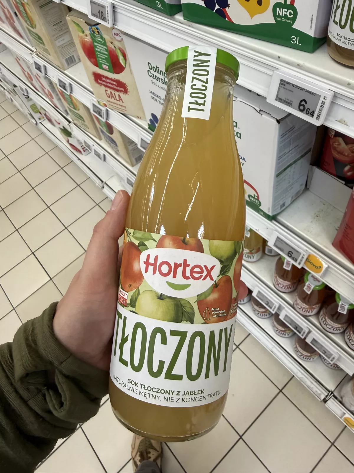 Hortex Tłoczony sok z jabłek | 750ml