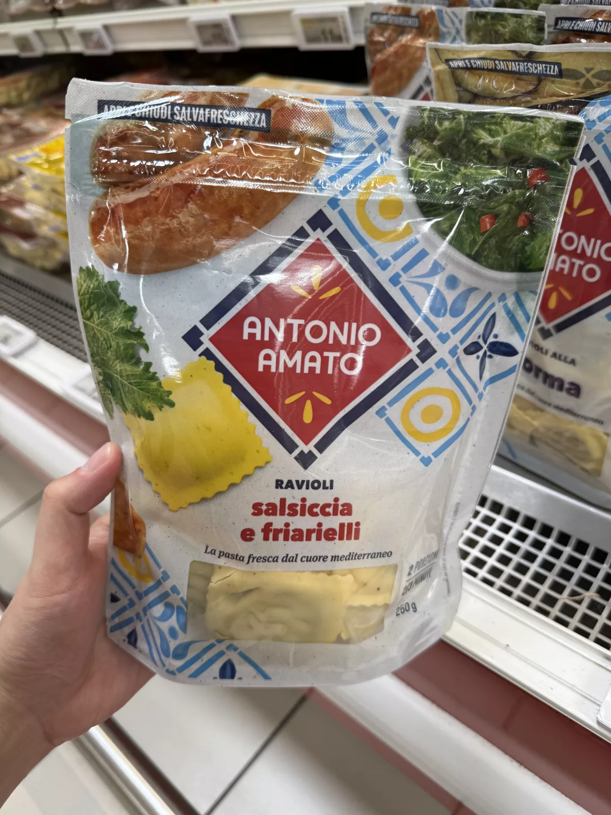 Antonio Amato Ravioli salsiccia e friarielli | 250g