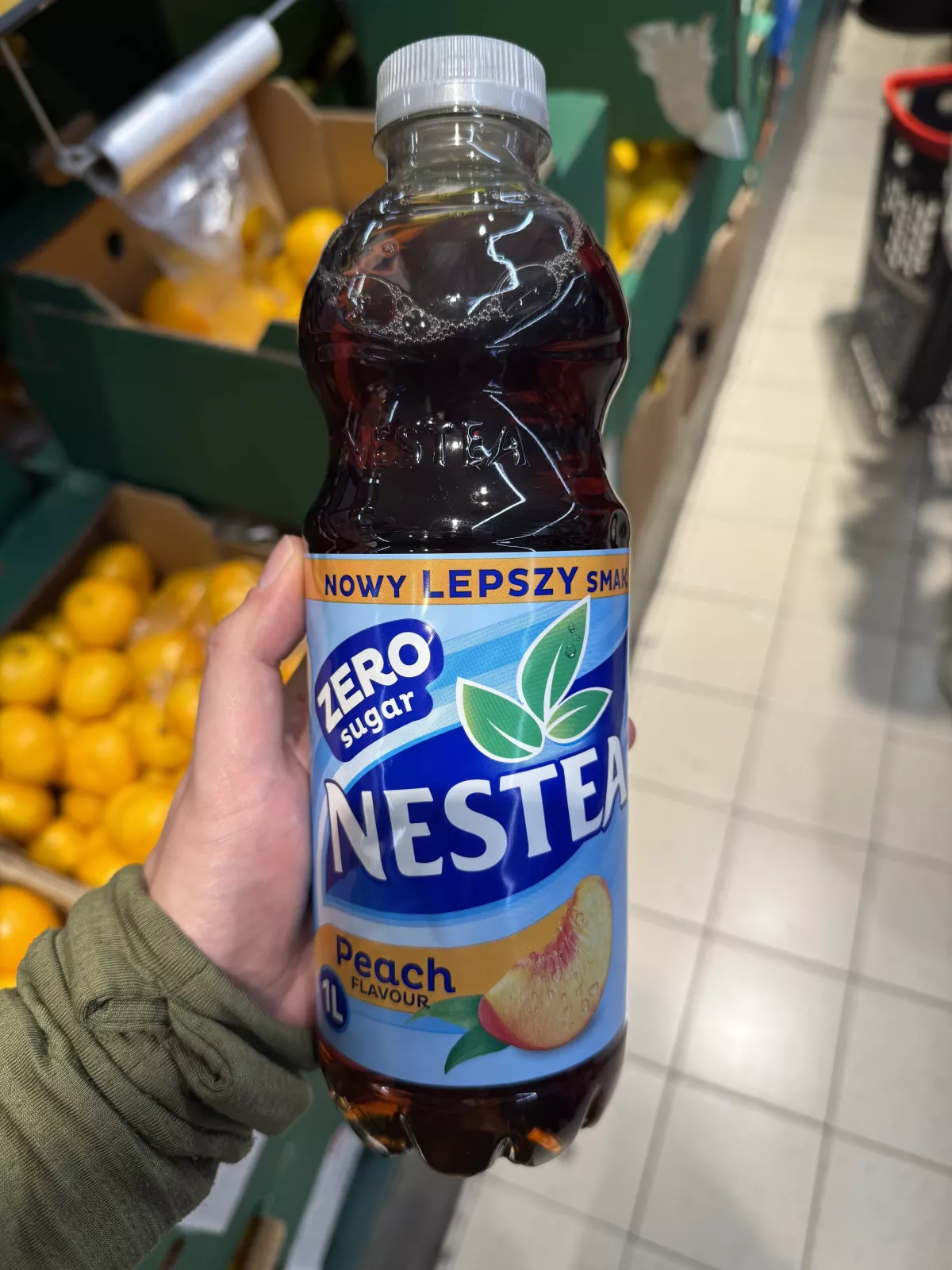 Nestea Zero Sugar Peach flavour (nowy lepszy smak) | 1000ml
