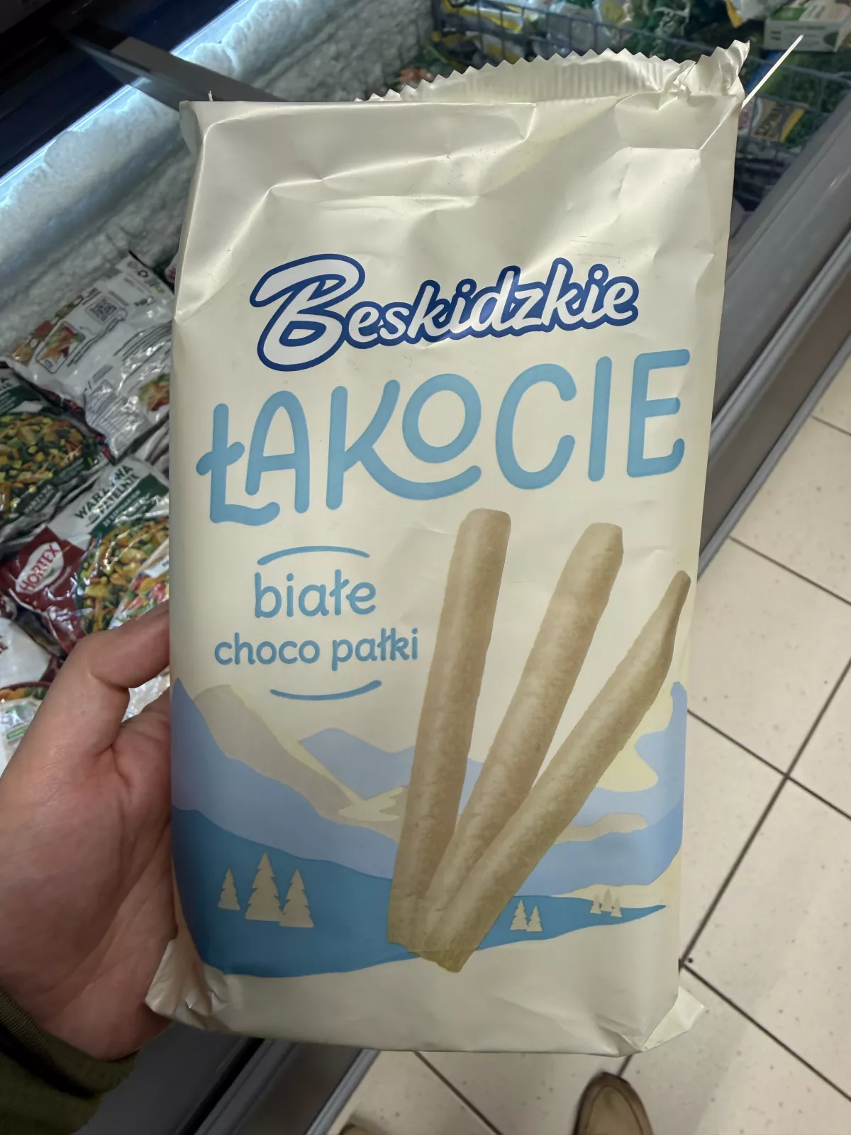 Beskidzkie Łakocie białe choco pałki | 140g