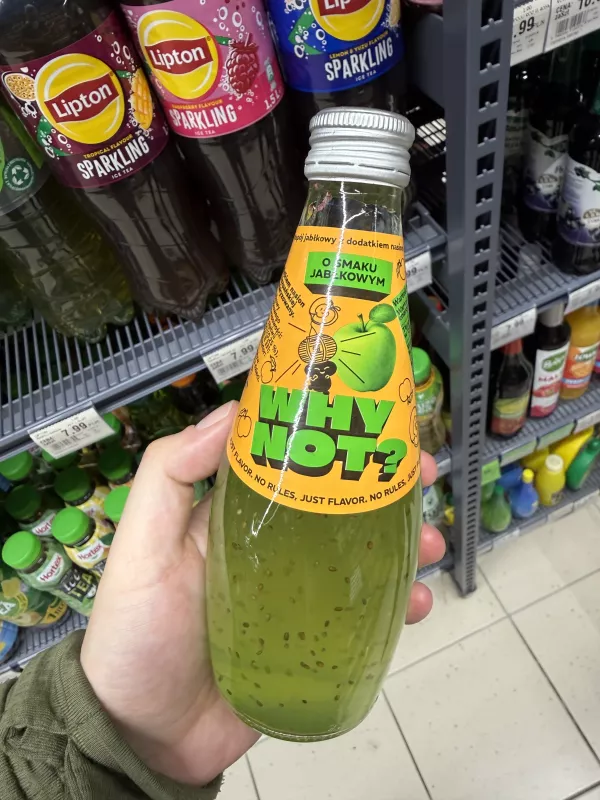 Why Not? napój jabłkowy z dodatkiem nasion chia | 290ml