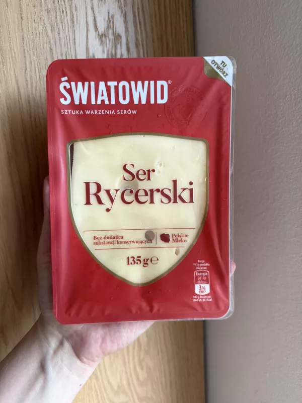 Światowid Ser Rycerski plastry | 135g