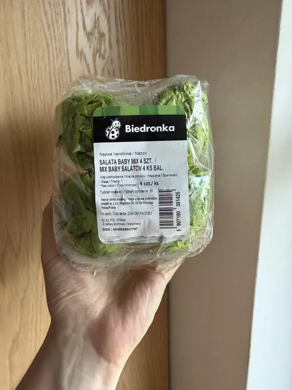 Biedronka Sałata Baby Mix 4 szt.