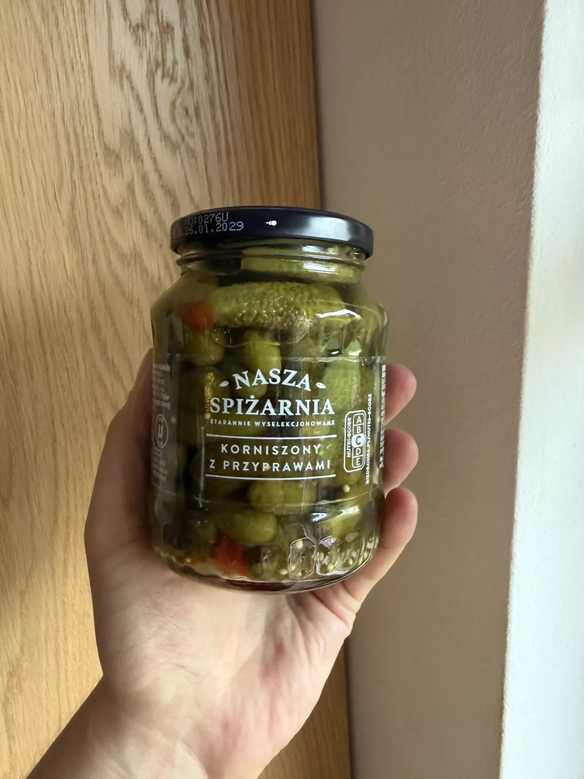 Nasza Spiżarnia Korniszony z przyprawami | 350g