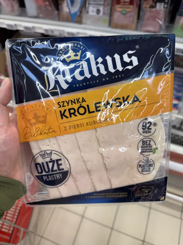 Krakus Szynka Królewska z piersi kurczaka | 120g