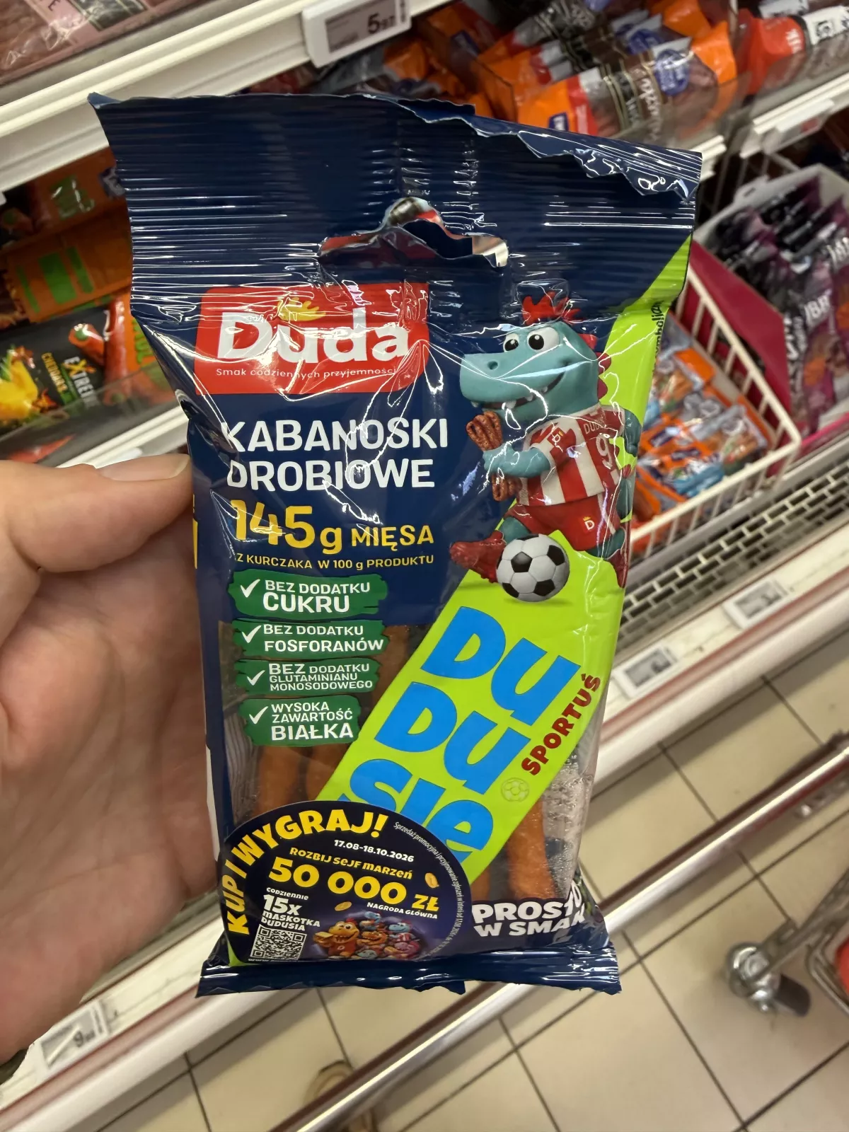 Duda Dudusie Sportuś Kabanoski drobiowe | 50g