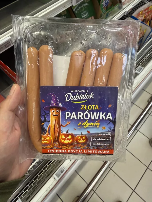 Wędzarnia Dubielak Złota Parówka z dynią | 200g