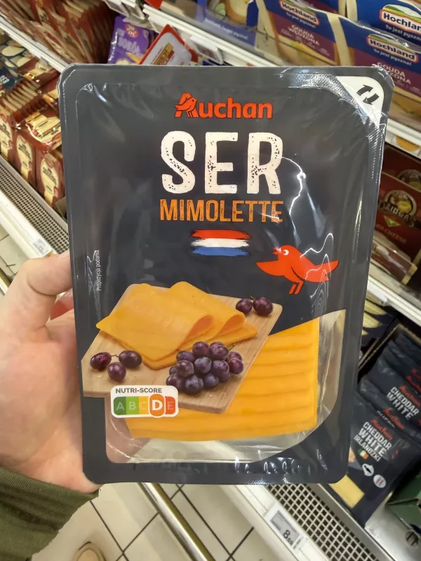 Auchan Ser Mimolette plastry | 150g