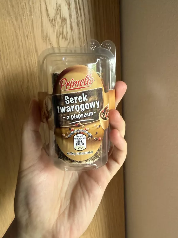 Primello Serek twarogowy z pieprzem | 100g