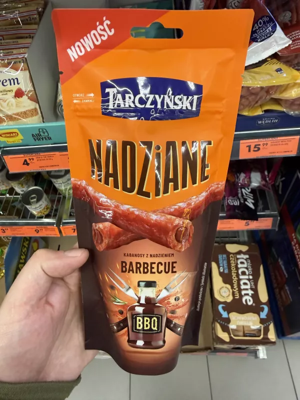 Tarczyński Nadziane Kabanosy z nadzieniem Barbecue | 95g