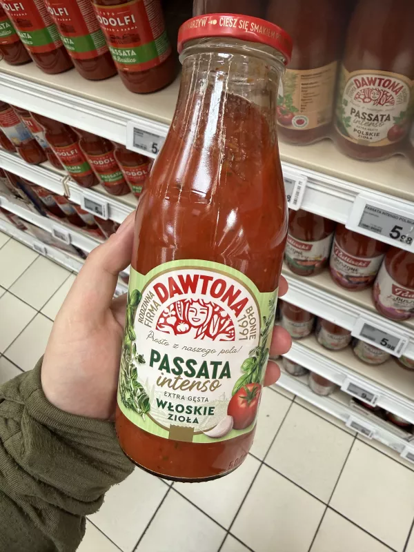 Dawtona Passata Intenso Extra Gęsta Włoskie Zioła | 500g
