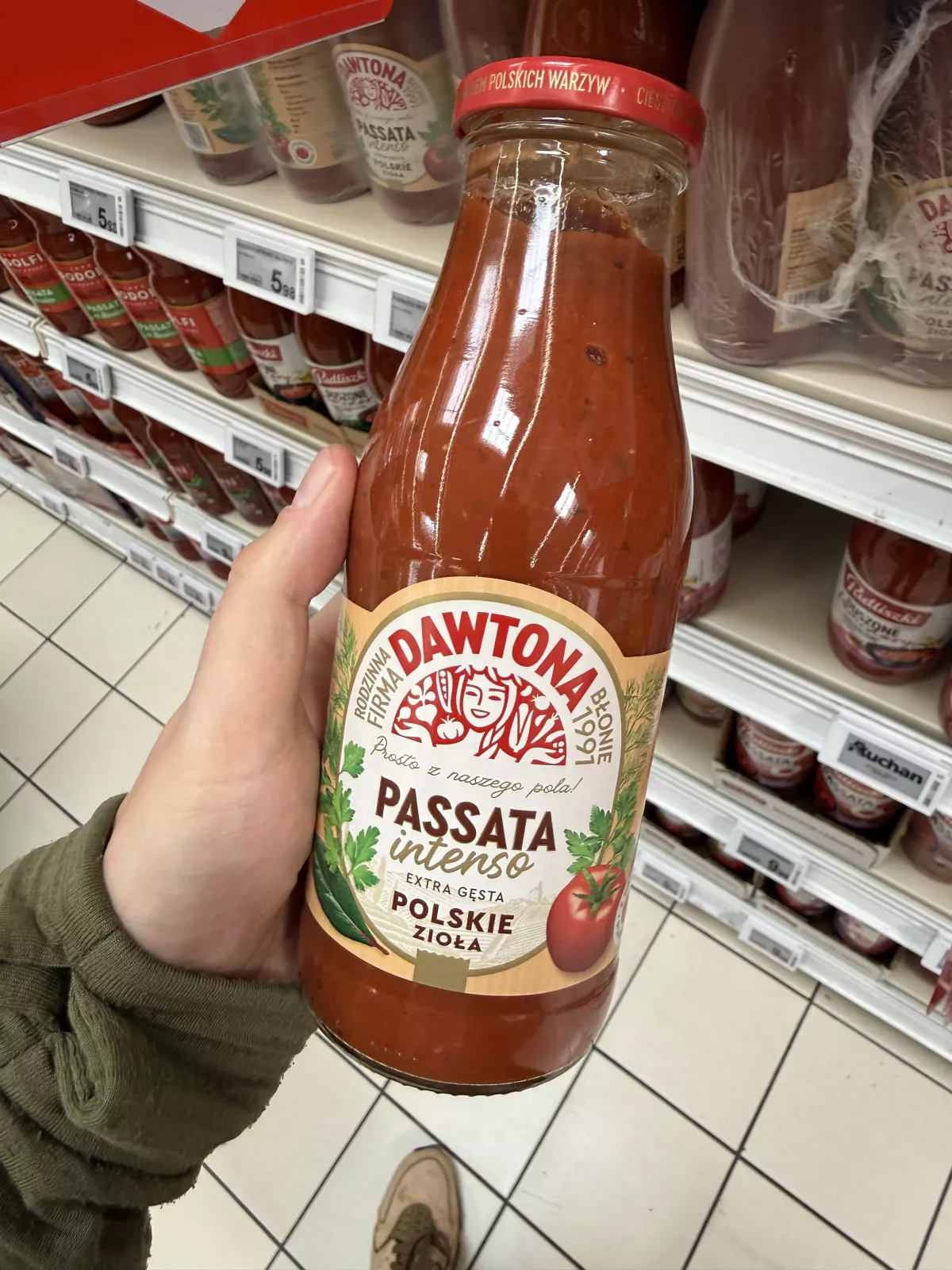 Dawtona Passata Intenso Extra Gęsta Polskie Zioła | 500g