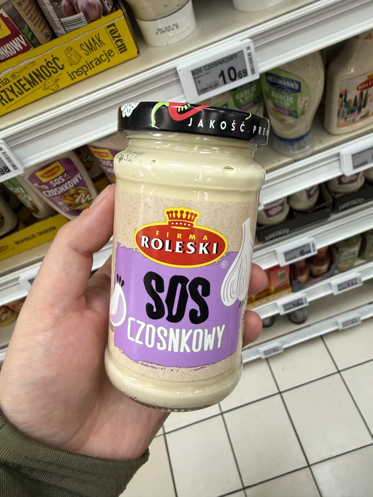 Roleski Sos Czosnkowy | 205g / 240ml