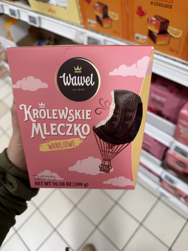 Wawel Królewskie Mleczko waniliowe w czekoladzie | 300g